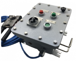 Système de mise à la terre certifié ATEX et IECEx avec voyants de contrôle pour une sécurité optimale dans les environnements industriels. Control Safe Energy.